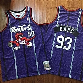 Raptors 93 Bape Purple 1998 99 Hardwood Classics Jersey Mixiu